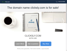 Tablet Screenshot of clicksly.com